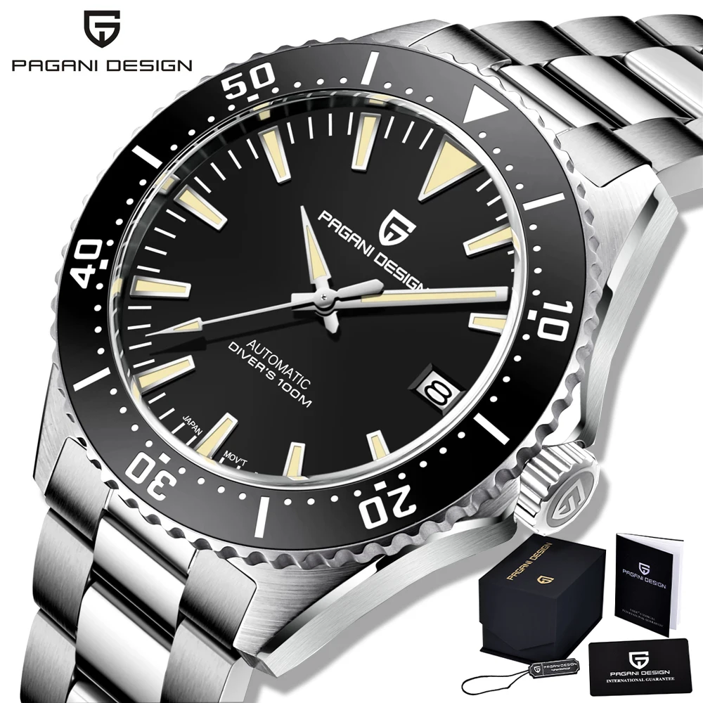 

PAGANI Design Automatic Seiko NH35 Watch Top Brand Luxury Men's Mechanical Wristwatch Stainless Steel Super Luminous Waterproof