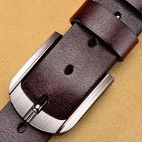 men belt cow genuine leather luxury fashion new male belts for men vintage pin buckle waist belts high quality luxury design2021