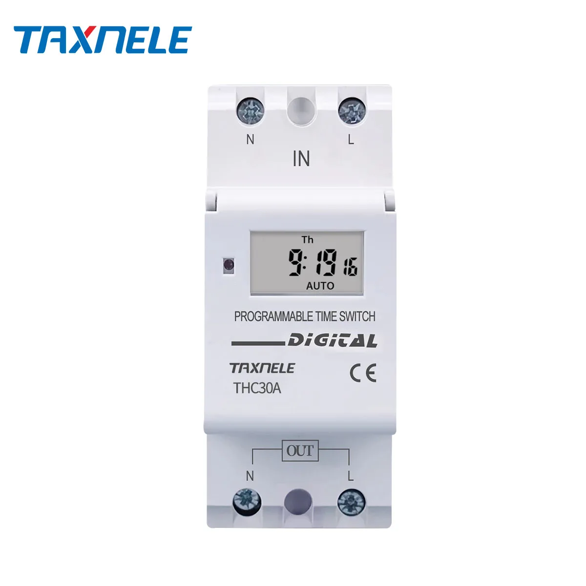 New type Din Rail 2 wire Weekly 7 Days Programmable Digital TIME SWITCH Relay Timer Control AC 220V 230V 12V 24V 48V 16A 30A |