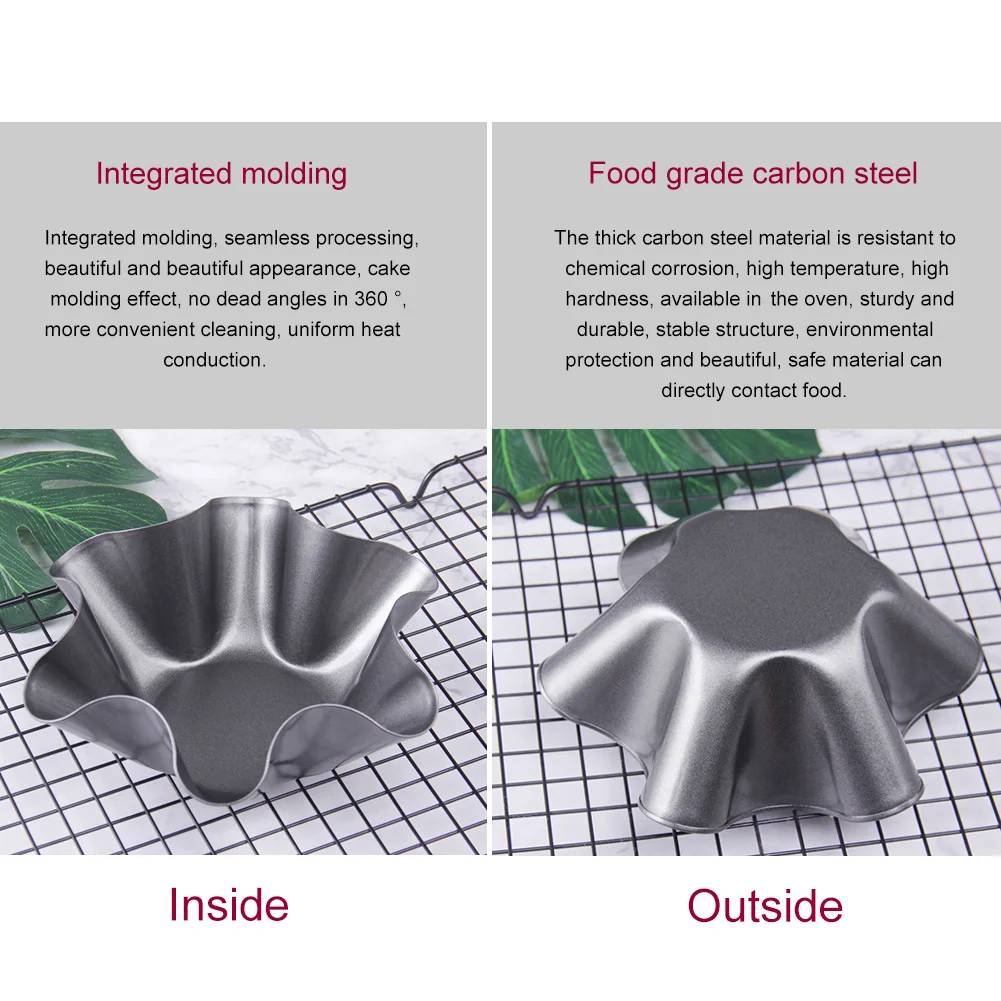 Tortilla Mold Non-Stick Shell Salad Bowl 4-Piece Set Perfect Pan Baking |