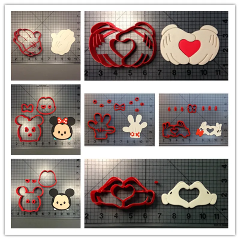 Мышь сердце молиться рука игрушка мальчик и девочка помадка форма кекс Топ