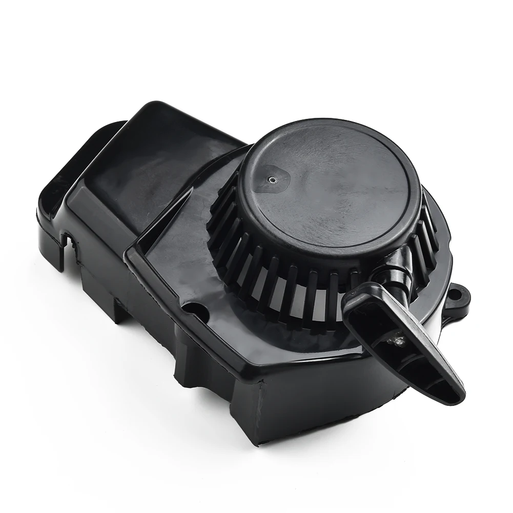 

1pc Pull Starter Aluminum Black For most 43/47/49cc 2-stroke pocket bikes Start Durable High quality