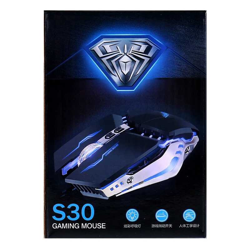 Мышь игровая проводная 3200DPI 7 кнопок |