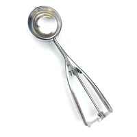 high quality stainless steel spoon ice cream scoop watermelon fruit digging ball spoon spring handle kitchen accessories