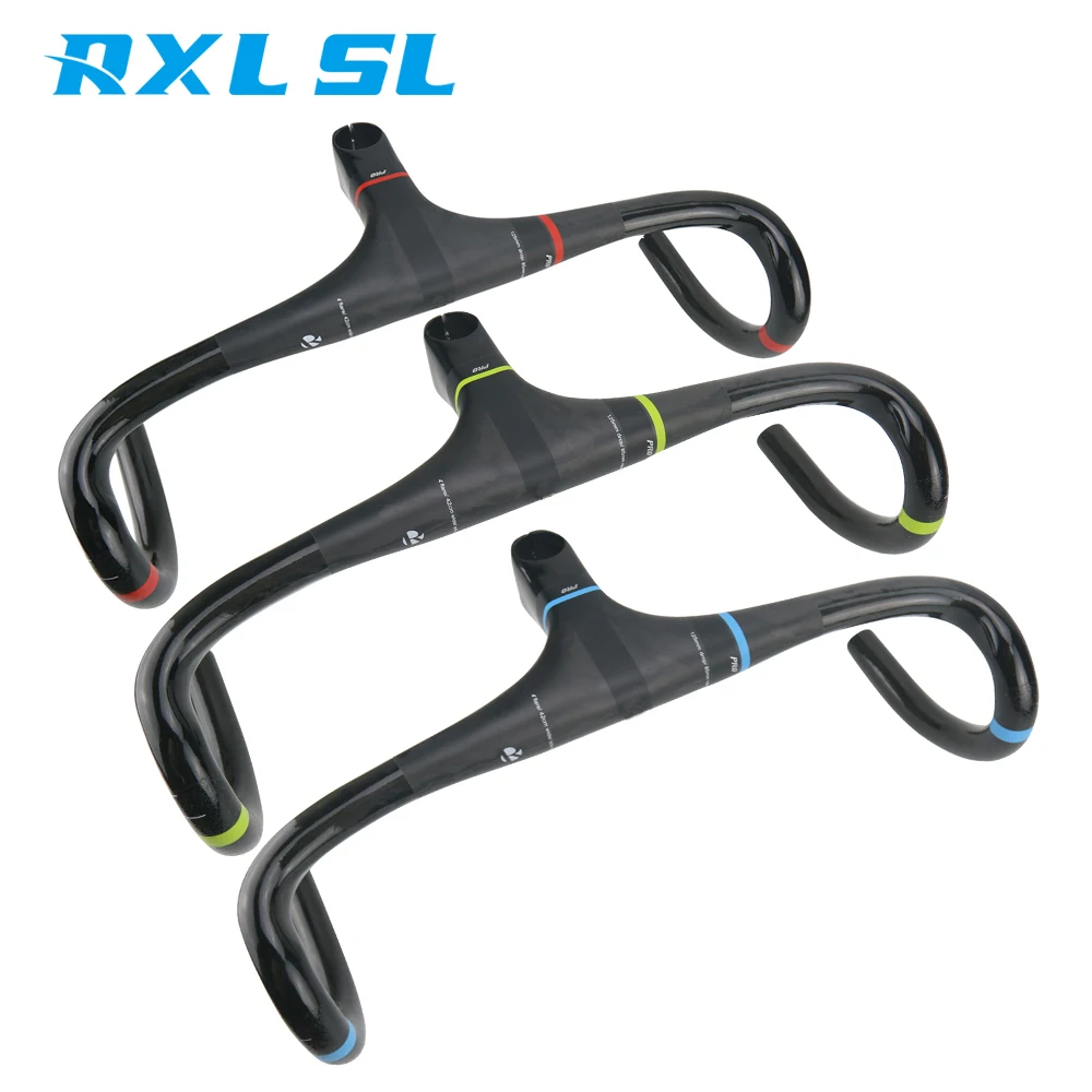 

УГЛЕРОДНЫЙ руль для дорожного велосипеда, интегрированный руль для велосипеда 28,6 мм RXL SL 400/420/440 мм, углеродный руль для велосипеда