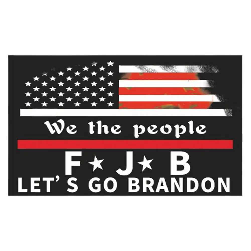 

Outdoor FJB Flags Stylish Let's Go Brandon Banners Wear-resistant Outdoor Banners 4 Styles Polyester Material With Vivid Colo