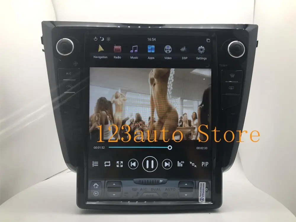12 1 ''PX6 Tesla Style Android 9 0 автомобильный DVD GPS плеер навигация для NISSAN X-TRAIL Qashqai 2013 2014