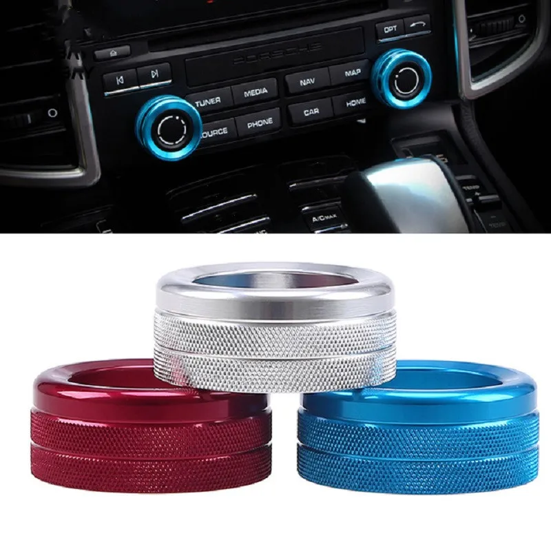 2 шт. Автомобильная крышка для регулятора громкости Porsche Macan S Turbo Cayenne Panamera 911 Boxste