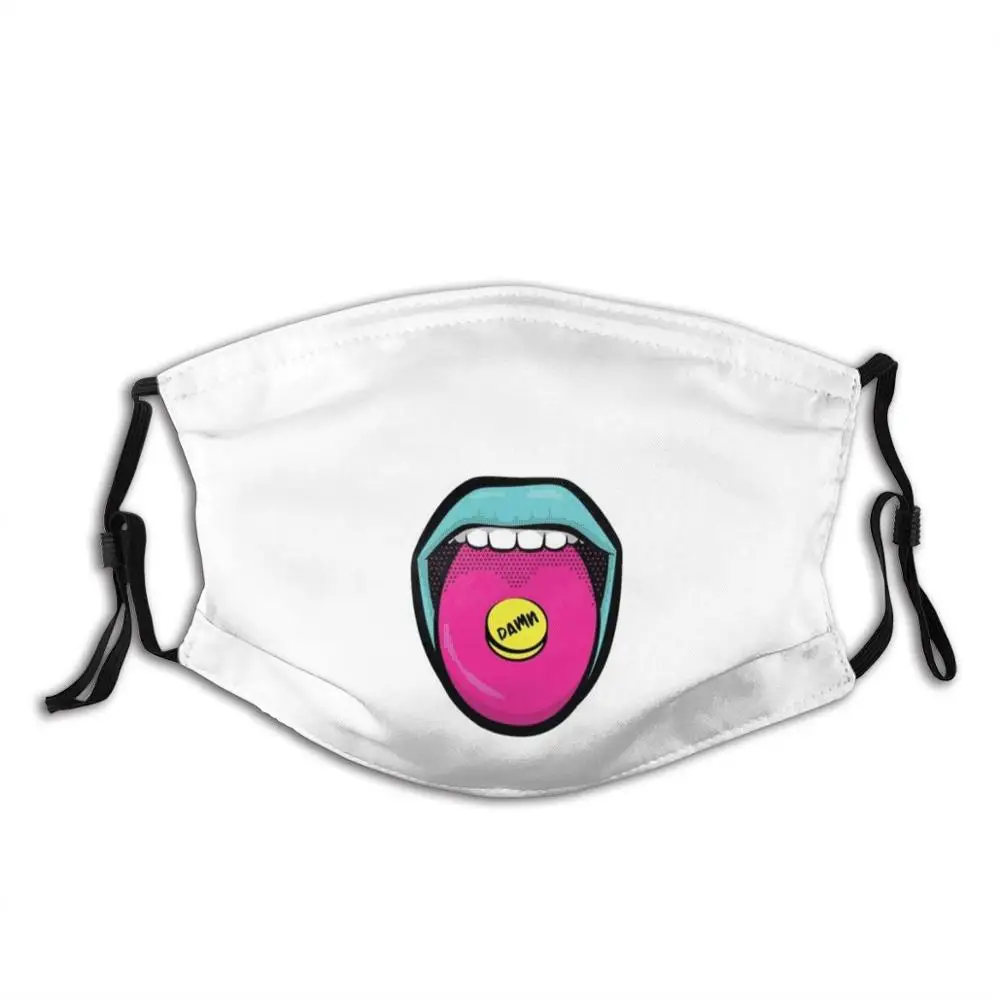 

Quarantine Pop Fashion Masks Quarantine Face Mask Lips Tongue