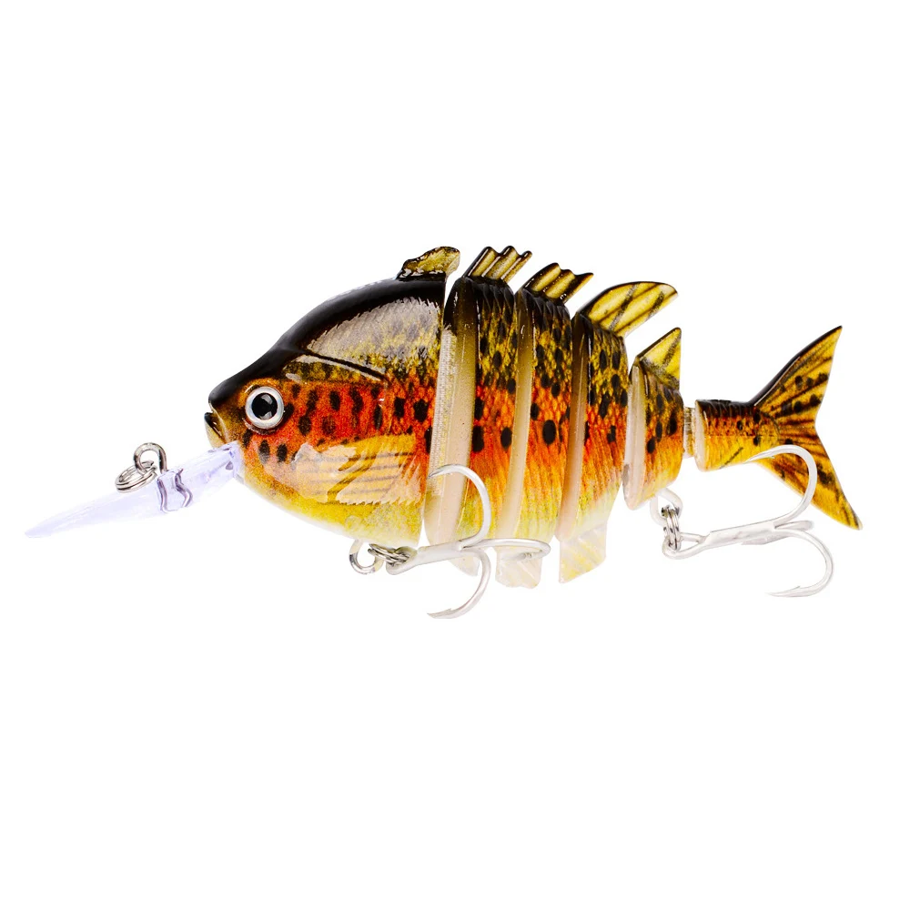 Приманка рыболовная в виде рыбки 10 см 13 6 г с несколькими секциями для ловли щуки