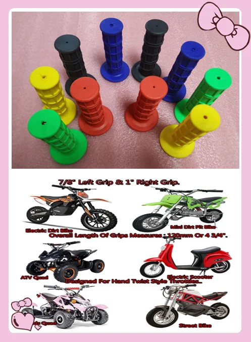 Мотоциклетные Рули 7/8 дюйма резиновые цветные чехлы с двойной плотностью для YAMAHA