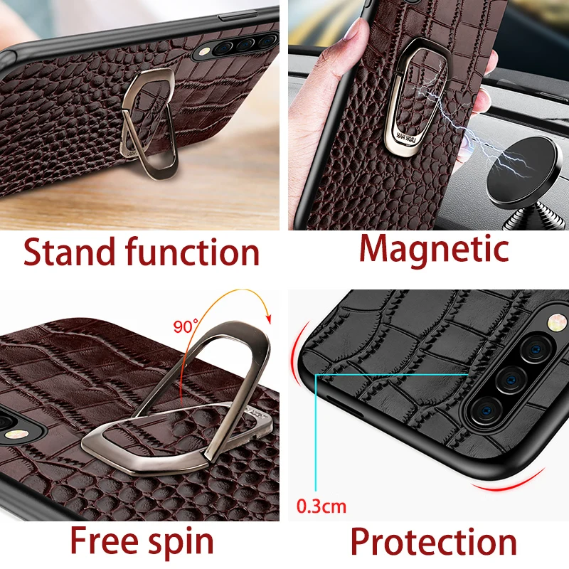 Genuine leather Phone Case For Samsung Galaxy S20 S10 Plus s10e case Note 20 Ultra 10 plus A71 A70 A51 A50 | Мобильные телефоны и