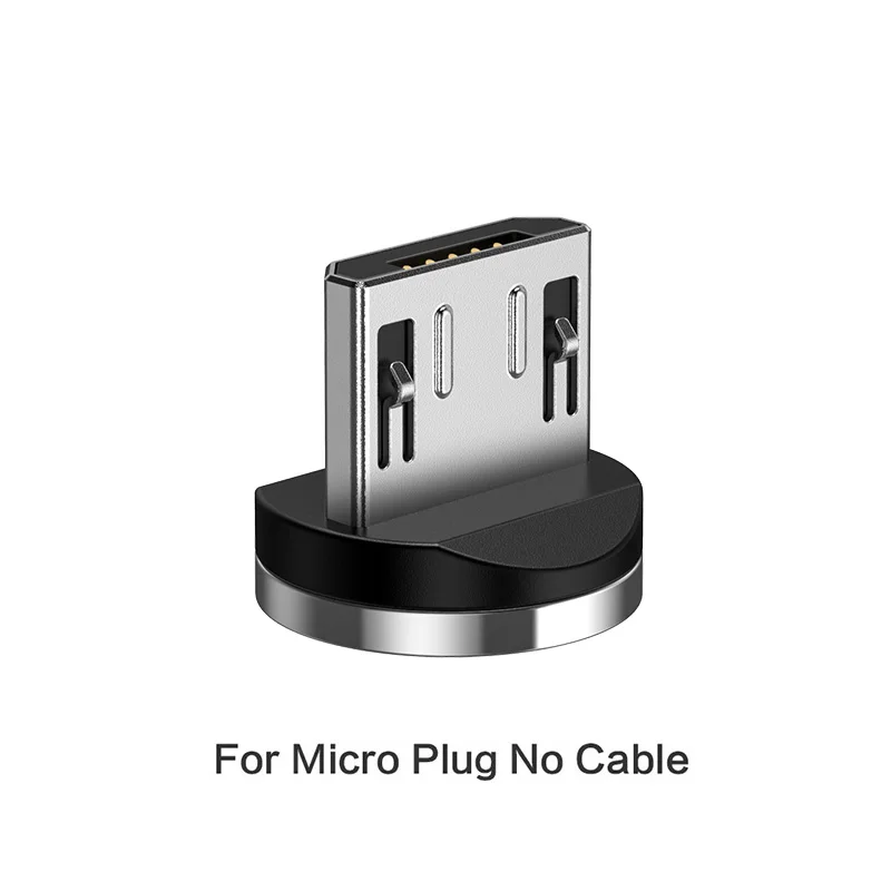 For Micro Plug H& A Магнитный кабель для зарядки телефона Micro usb type C для iPhone кабель для освещения провод для быстрого заряда type-C samsung Магнитный кабель Redmi - Цвет: For Micro Plug