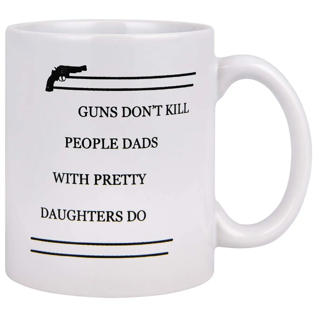 Забавная кофейная кружка Guns Don't Kill Best Dad рождественские подарки|Кружки| |