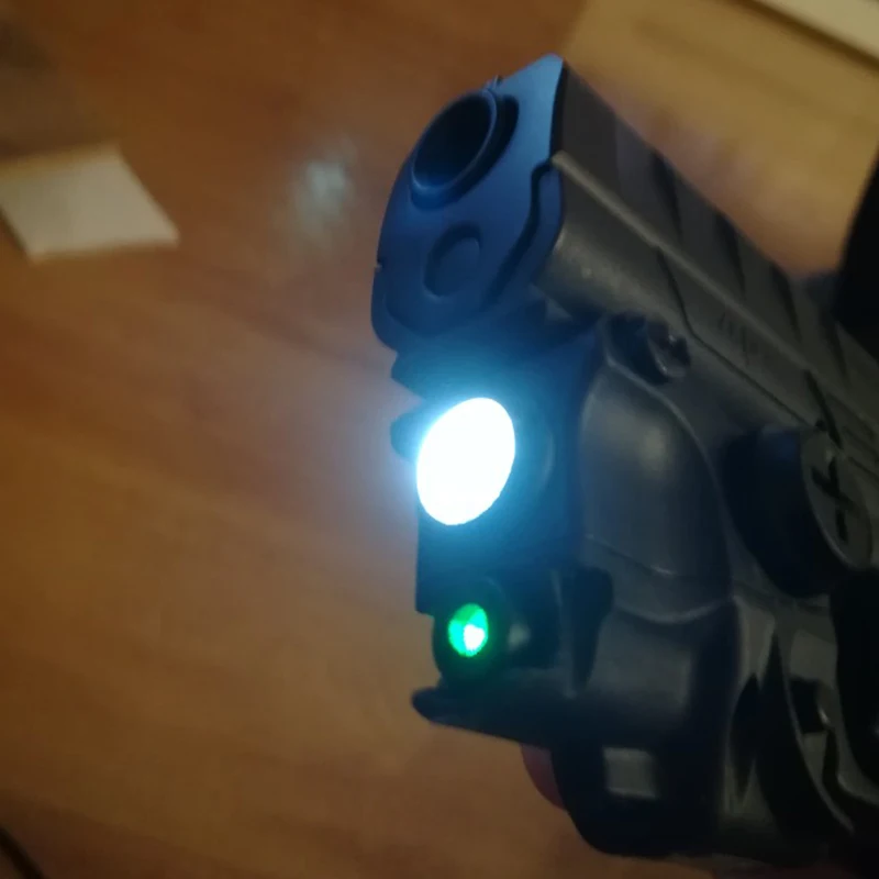 

Tactical Compact Pistol LED Light with Green Red Laser Sight Combo for Taurus g2c Glock 17 19 Self Defense Guns Laser Torch