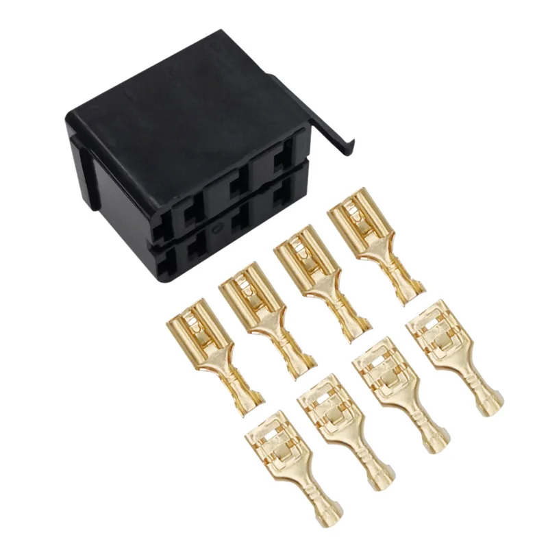 6 3 мм 8 шт. женский стержни лопаты соединителей провод разъема для генератора