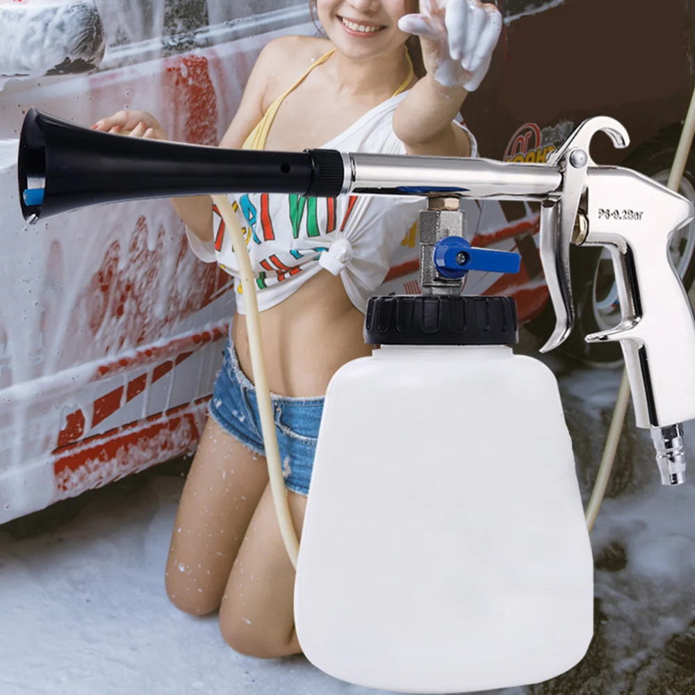 

1 Set High Pressure Car Cleaning Shooter Car Interior Cleaning Shooter Air-operated Blowing Dust Shooter Portable Car Spray Nozz