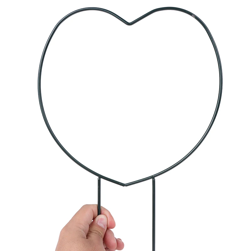 Решетка садовая из черного металла для подъема растений цветов овощей розового