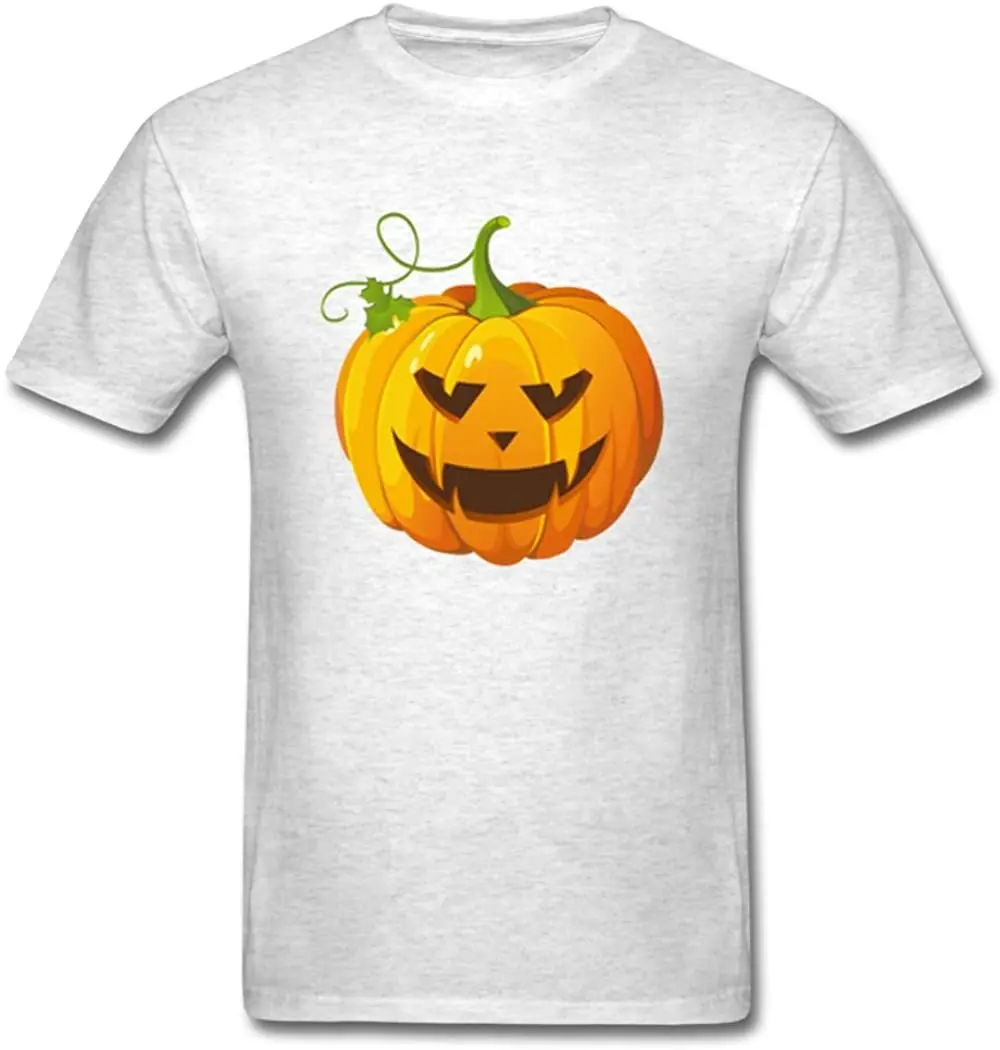 

Pure Cotton Pumpkin Faces Halloween Men's Tee Shirt New Arrivals Summer Cool T-Shirt 2020 Breathable Short Sleeve Tshirt