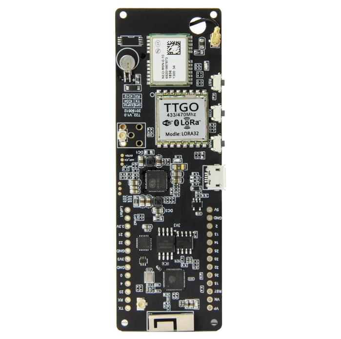 TTGO t-луч 433 МГц/868 МГц/915 МГц ESP32 WiFi беспроводной Bluetooth модуль ESP 32 gps NEO-M8N IPEX LORA 32 18650 Держатель батареи