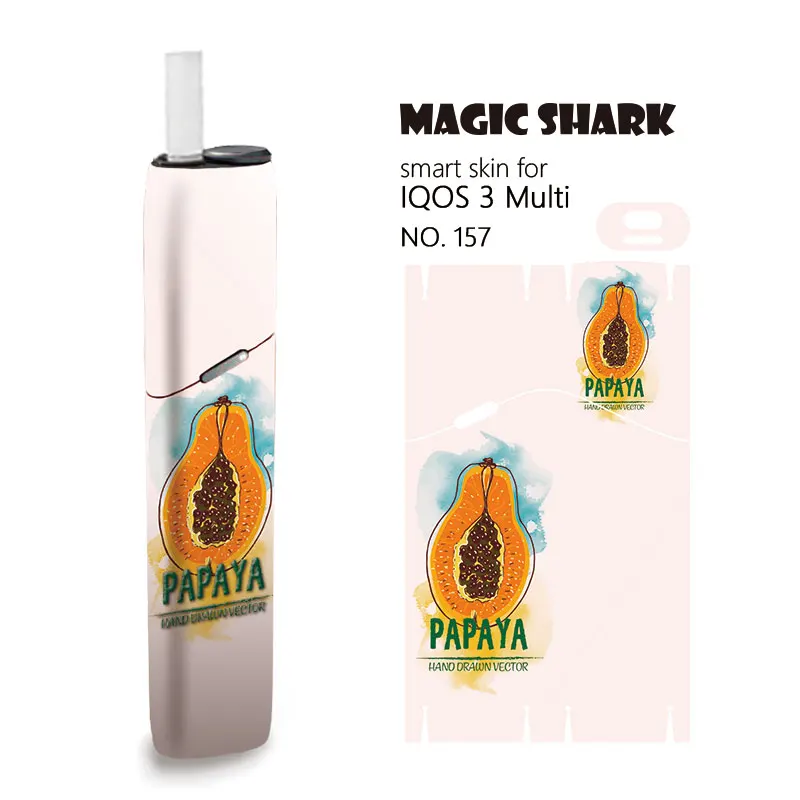 Фруктовая наклейка Magic Shark Sun Beach Melon пленка для электронной сигареты IQOS 3 чехол