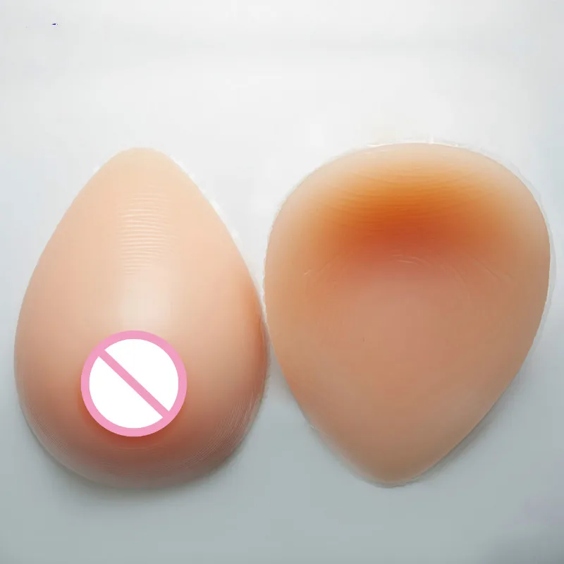 C-Cup Silicone 800g/Double Soft Silicone Breast Shape Cross-dressing Suitable for Those Who Have Fake Breasts for Mastectomy
