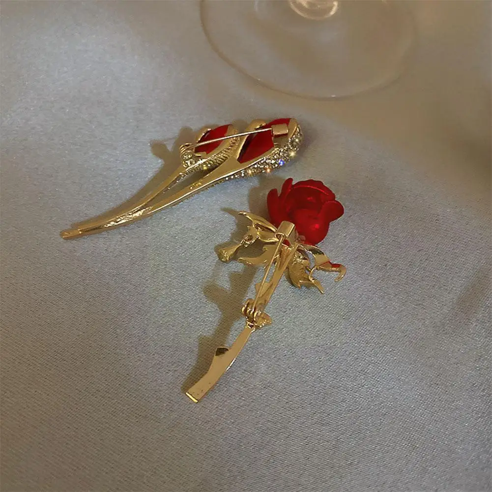 

Rose Flower Brooch Pin For Women Fashion Wedding Christmas Party Coat Dress Suit Jewelry Valentine's Day Gift Daily Casual X3k0