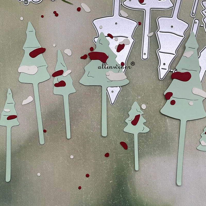 

Новинка, украшение для новогодней елки, металлические Вырубные штампы для рукоделия, скрапбукинга, альбома, бумаги, искусственное тиснение,...