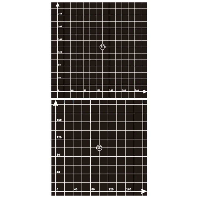 

Heat Bed Sticker Coordinate Printed Surface Build Sheet Plate 300mm / 220mm New