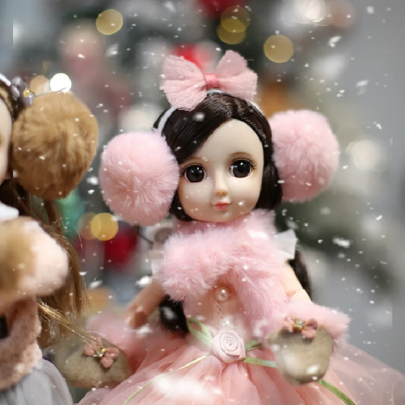 

36CM BJD Doll 1/4 With Full Outfits Wigs Shoes Makeup Ball Jointed Dolls Collection Toys Christmas Gifts