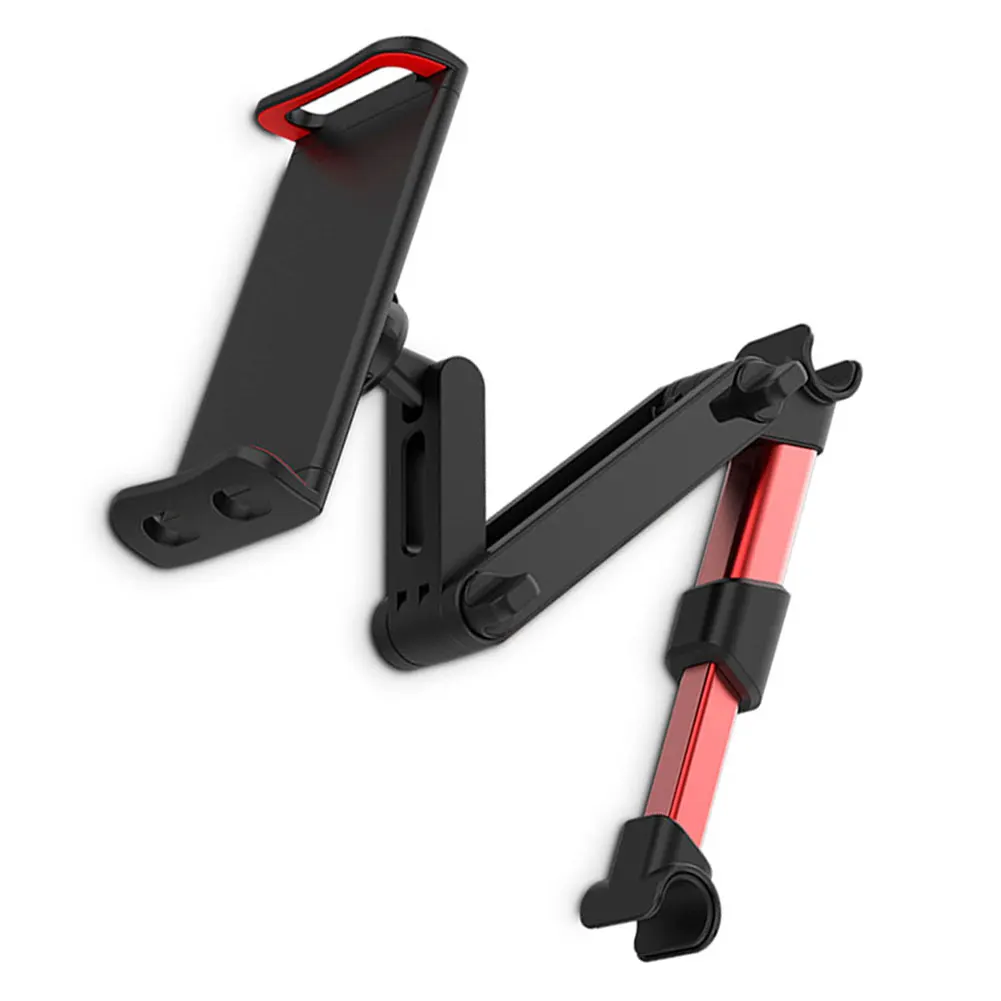 

Car Headrest Mount Holder Rear Pillow Phone Headrest Bracket Holder Car Seat Tablet Stand360Â°Rotatable Tablet Red And Black