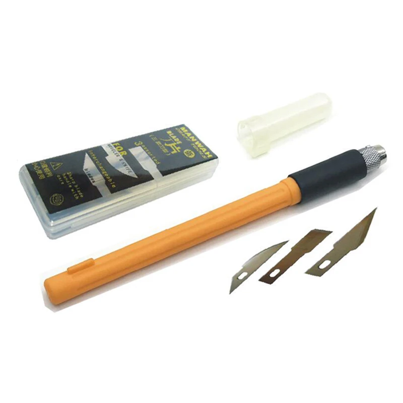 WANWAH модели инструментов нож для резьбы хобби с 3 лезвиями разных типов (6 шт.