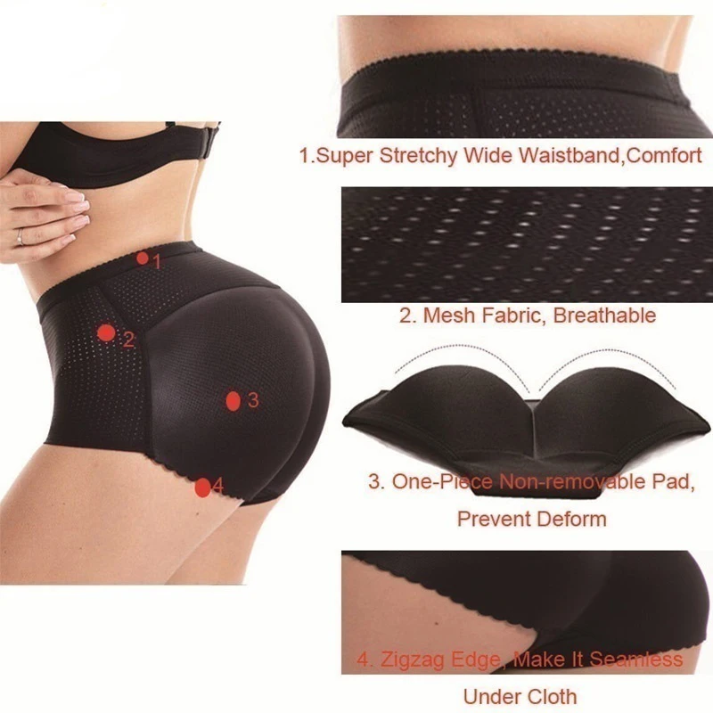 Поддельная задница Невидимый Бесшовные Для женщин формирователь тела
