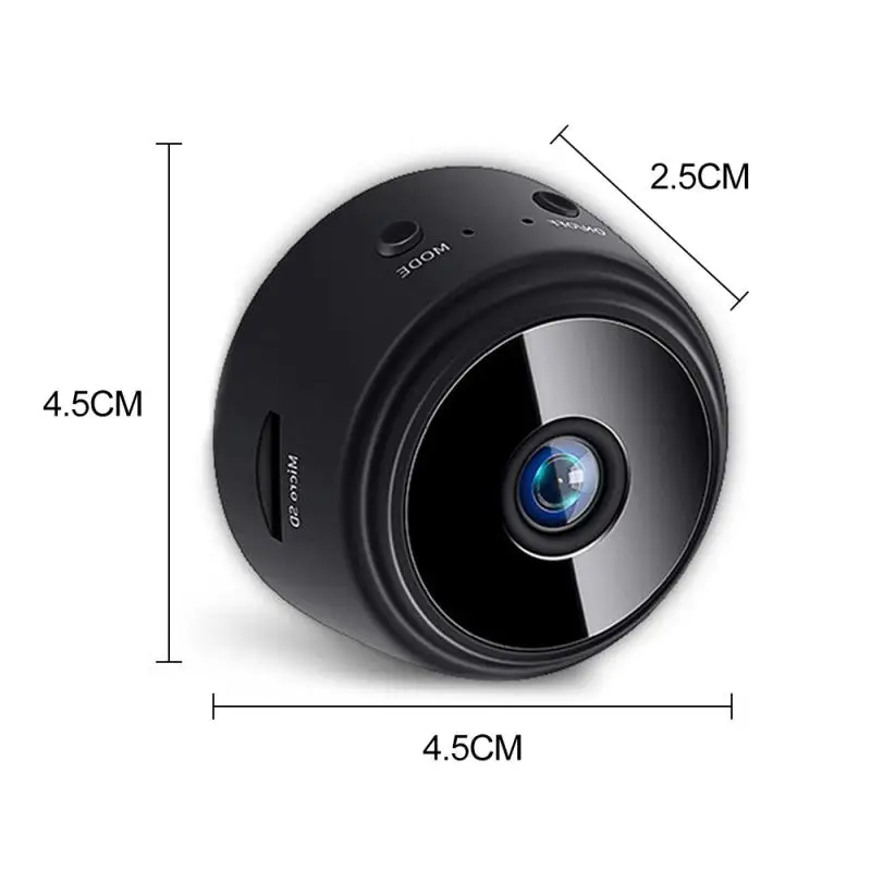 Мини камера A9 1080P с поддержкой Wi Fi и функцией ночной съемки|Камеры