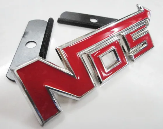

Hot Auto 3D Metal Chrome Red NOS Front Grille Grill Badge Emblem Fit for Ford Focus Mondeo