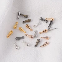 200pcslot 2x7mm 3x9mm extender tail chain droplets charms water drops end beads for diy jewelry making accessories