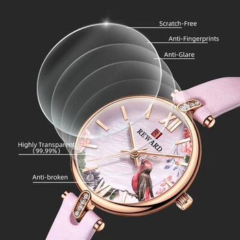 Vintage Japanese Quartz Watch - Ultra Thin Timepiece Leather 5