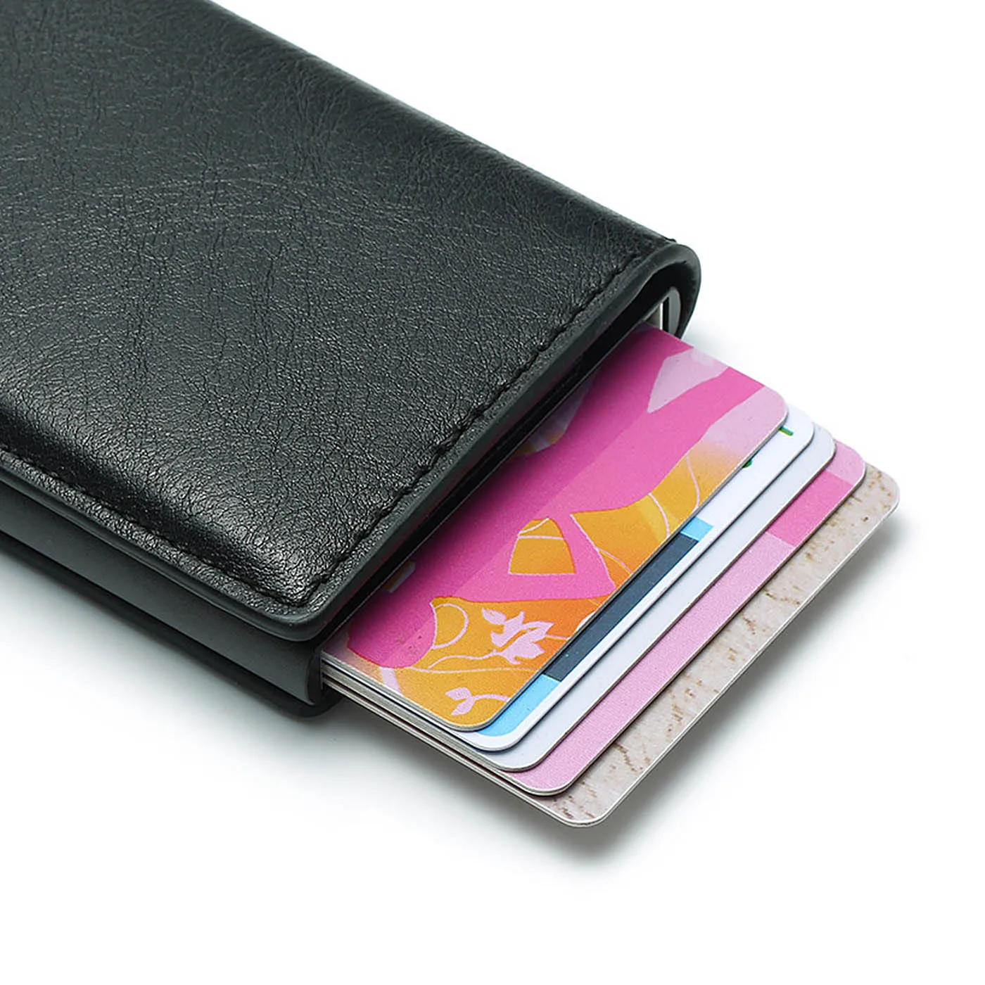 2019 модный мужской кредитный держатель для карт Анти RFID Блокировка кожаный