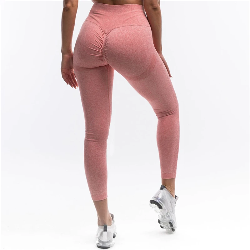 Для женщин Бесшовные Леггинсы для тренажерный зал Activewear брюки пуш-ап Фитнес Jogger