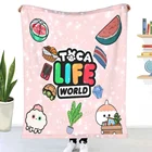 Toca Бока-тока 2021 - Toca Life World пледы, простыни на кровать, одеяло на диван, декоративные покрывала