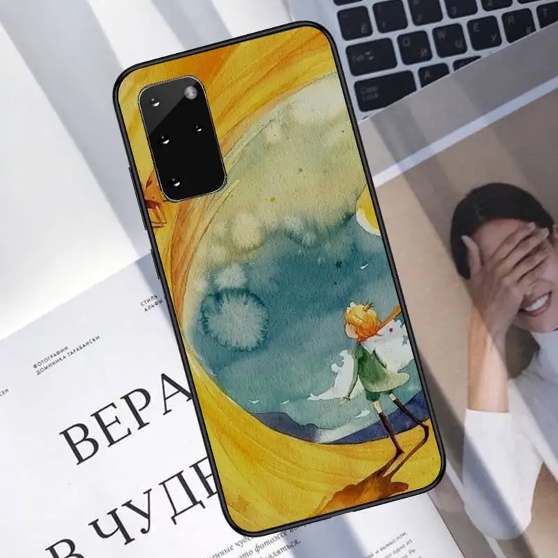 

Cartoon Little Prince Lovely earth space Phone Case For Samsung galaxy S 7 8 9 10 20 edge A 6 10 20 30 50 51 70 note 10 plus