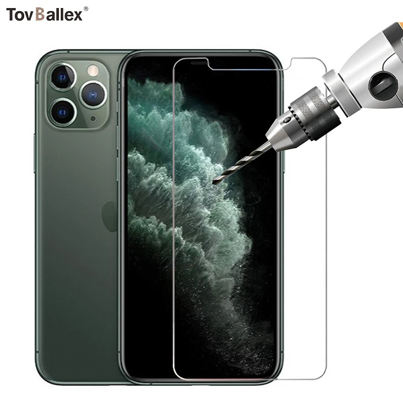 10 шт. 2.5D Закаленное стекло для Apple iPhone 11 Pro Max XS XR X 8 7 6 6S SE 5S 4 4S 9H Защитная пленка