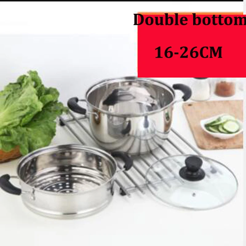 Кастрюля для супа из нержавеющей стали толстая кастрюля приготовления пищи