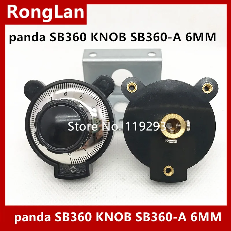 [BELLA]Linear digital knob ( scale digital disk ) panda SB360 SB360-A SB360-B potentiometer knob hole diameter : 6MM--10PCS/LOT