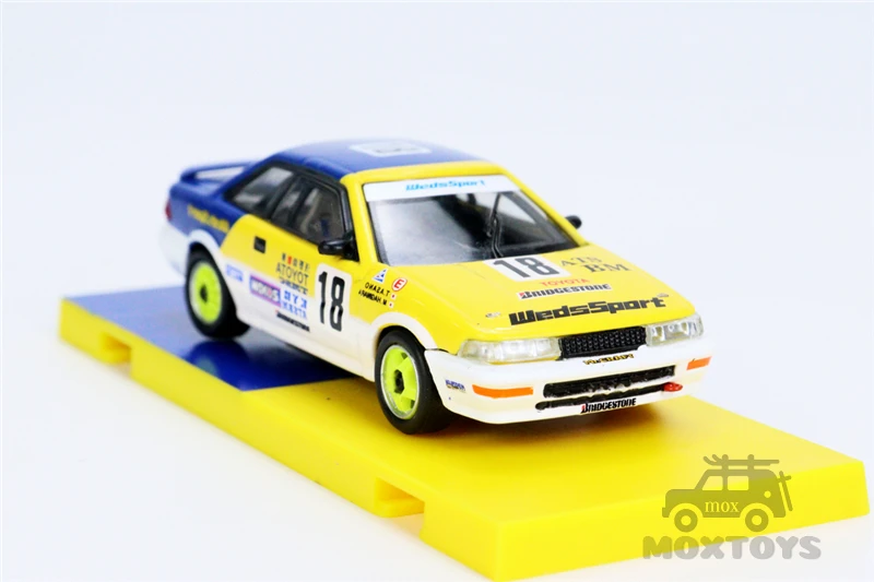 Tarmac работает 1:64 Toyota Corolla Levin AE92 JTCC 1993 Racing w/контейнер литая модель автомобиля |