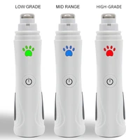 pet nail grinder for dogs electric grooming kit pet nail trimmer grinder with led lights pet dog cat nail grinder