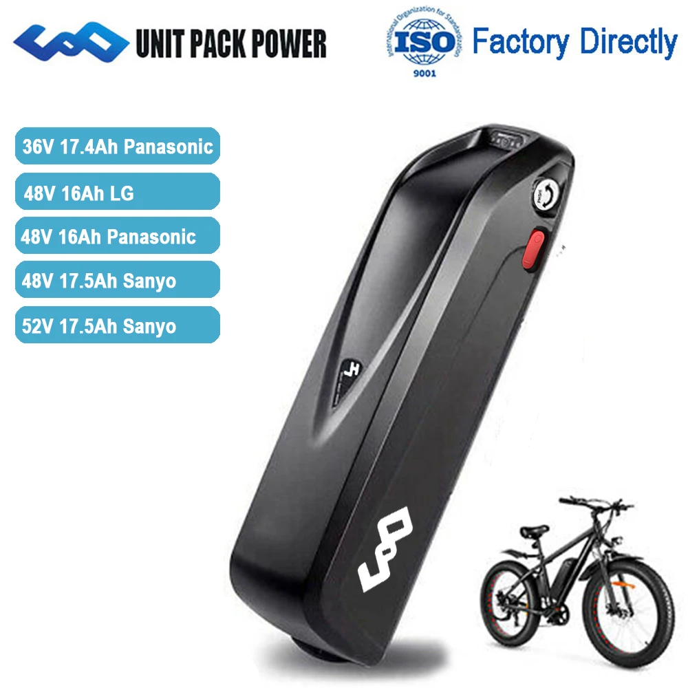 Аккумуляторная батарея для электровелосипеда Downtube Hailong 52 в 48 В 36 700 а/ч 16 А/ч с