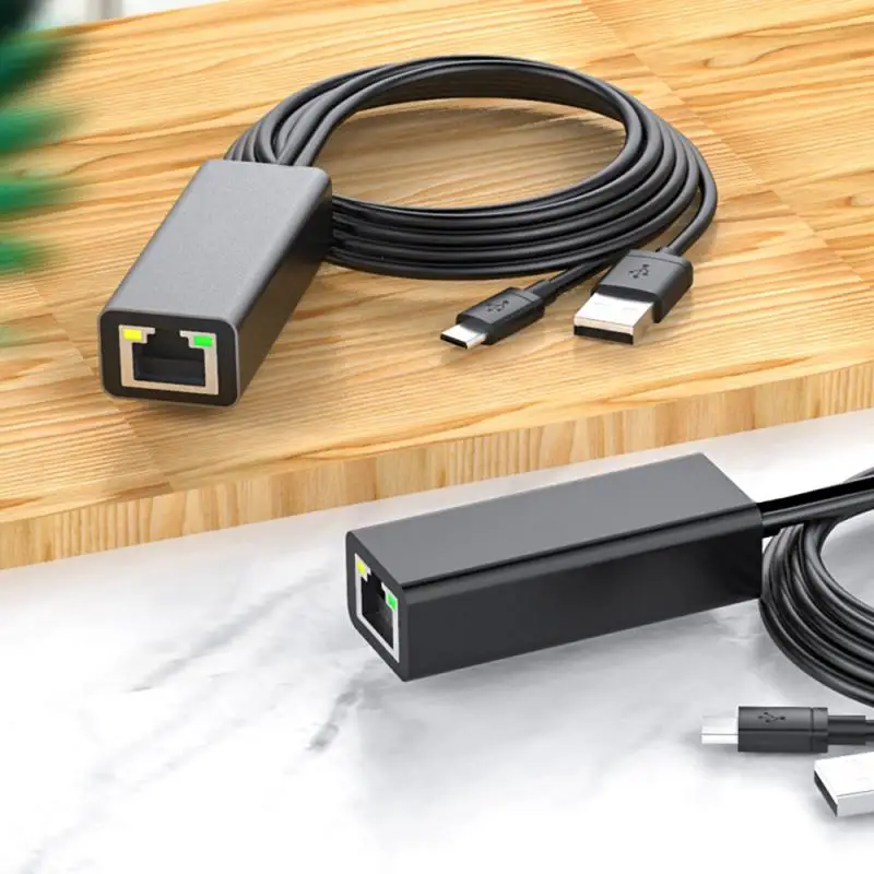 Для Chromecast Ethernet адаптер USB 2 0 к RJ45 для Google 1 Ultra Audio TV Stick Micro сетевая карта|SmartTV-стики и