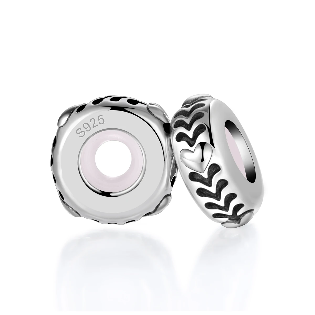 2 шт. бусины из чистого серебра S925 пробы для браслета | Украшения и аксессуары