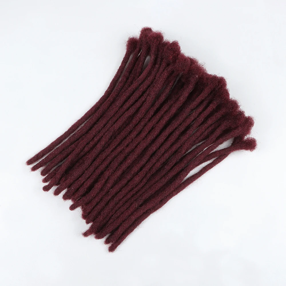 Bug Color Vast Crochet Hair Dreadlocks Locs Braiding Hair Extensions 100% Human Hair Dreadlock 20 Locs